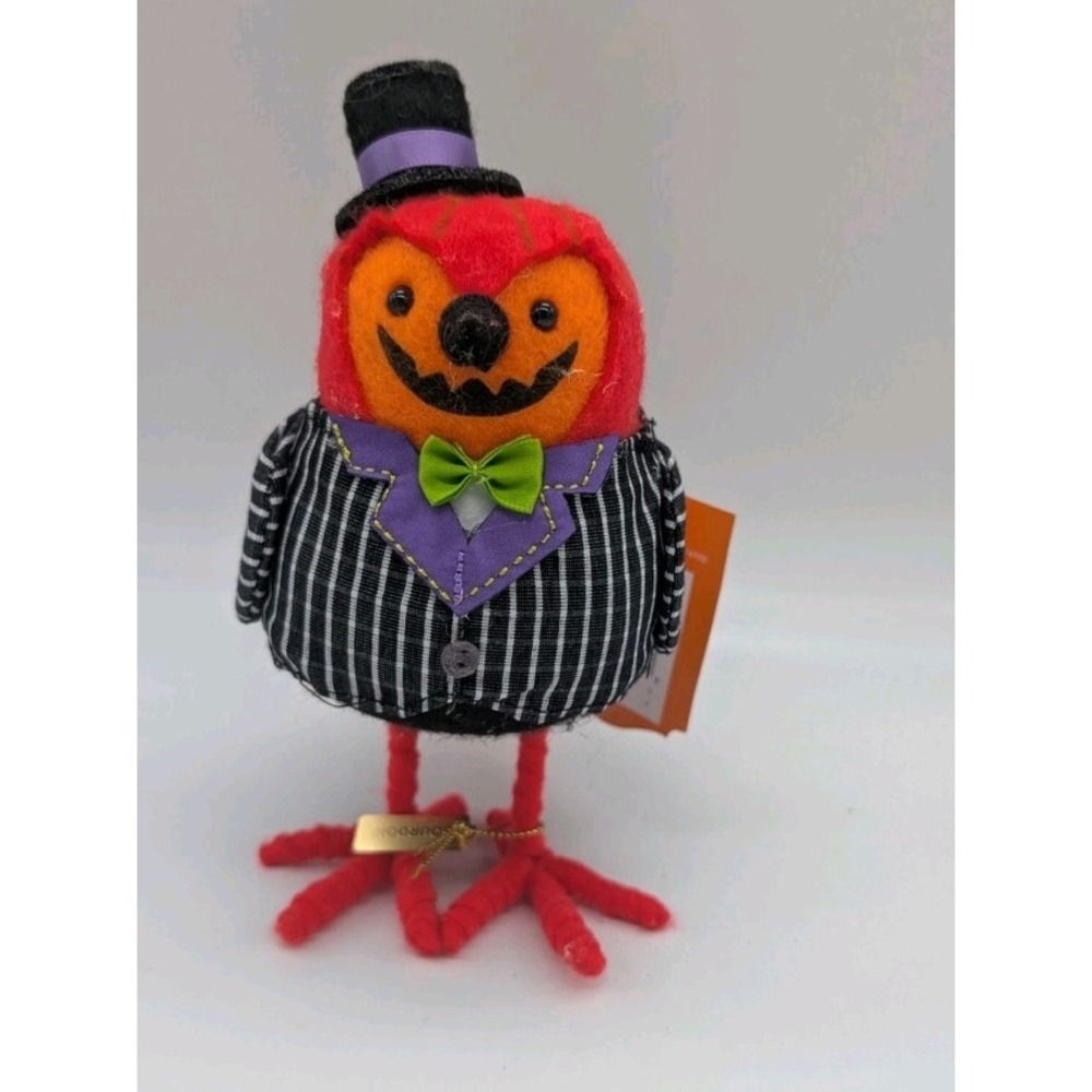 Target Hyde & EEK Halloween Fabric Felt Bird 2024 Gourdon Featherly Friends